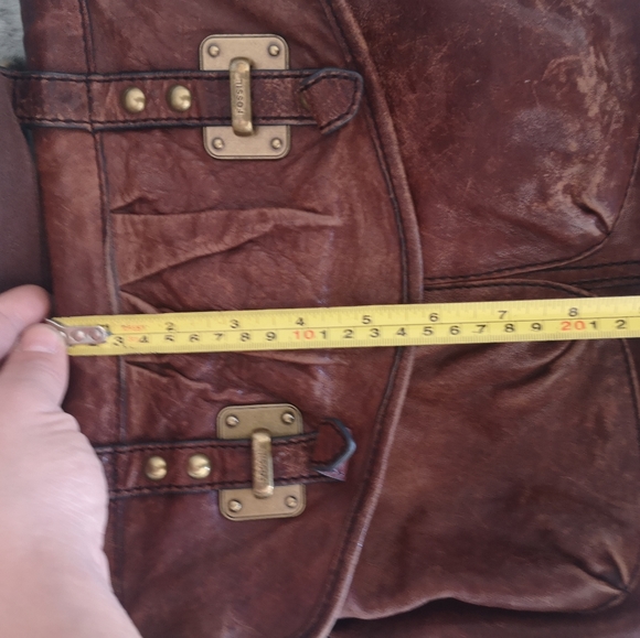 fossil leather crossbody bag - Picture 14 of 14